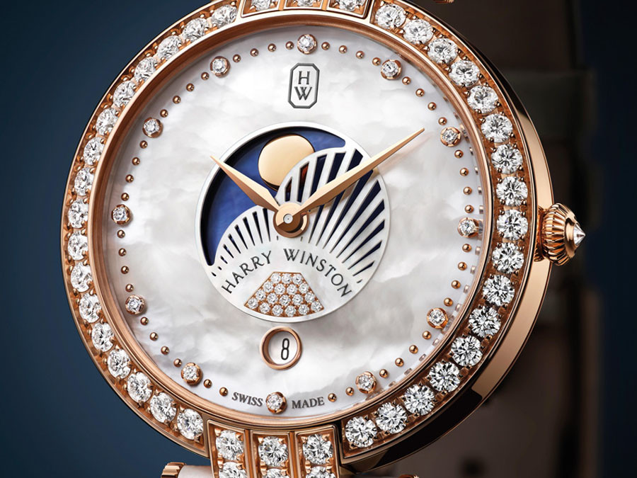 If Your Sweetheart is the Man in the Moon, this Harry Winston Watch is Your Star