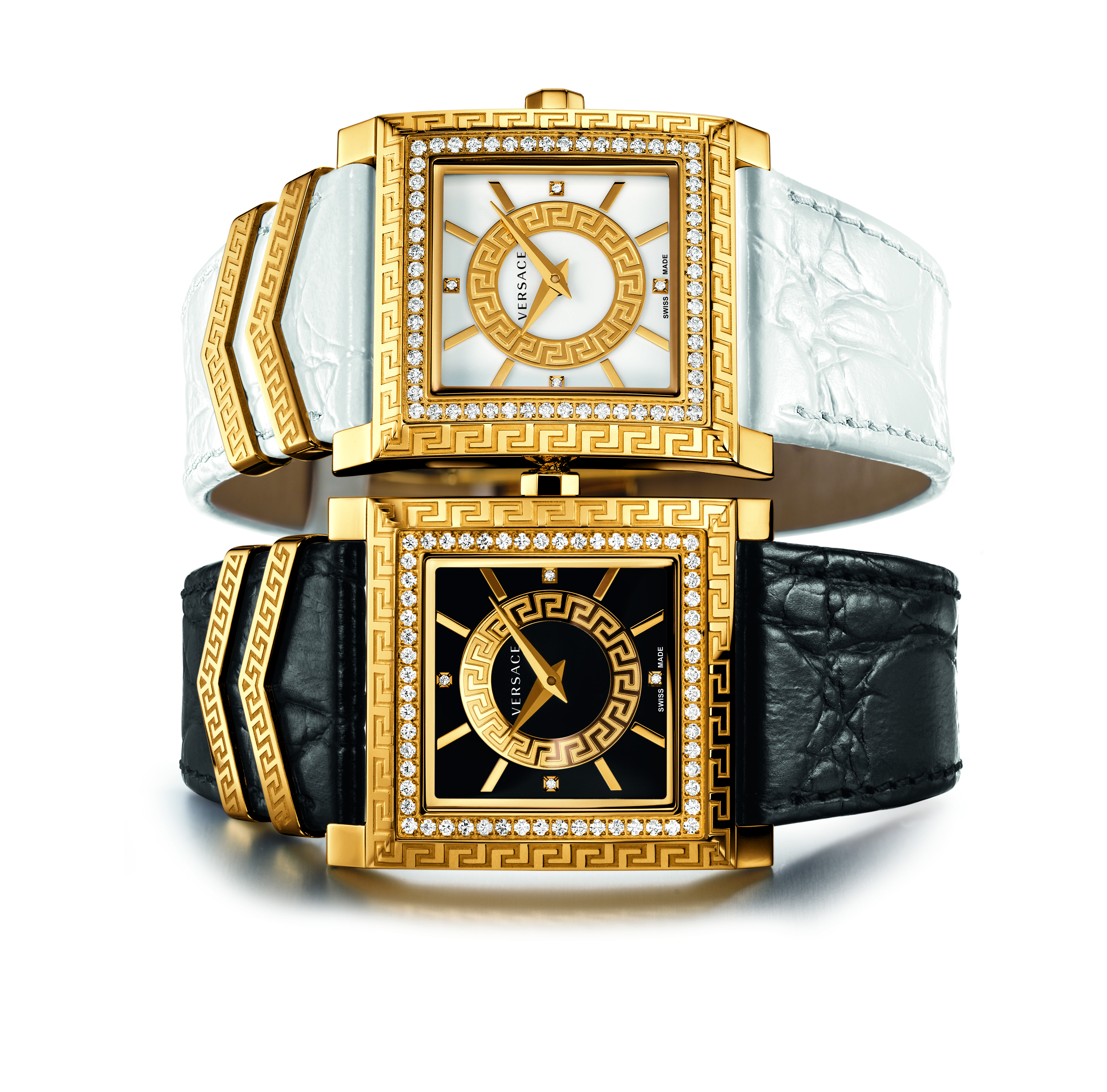 versace greek key watch