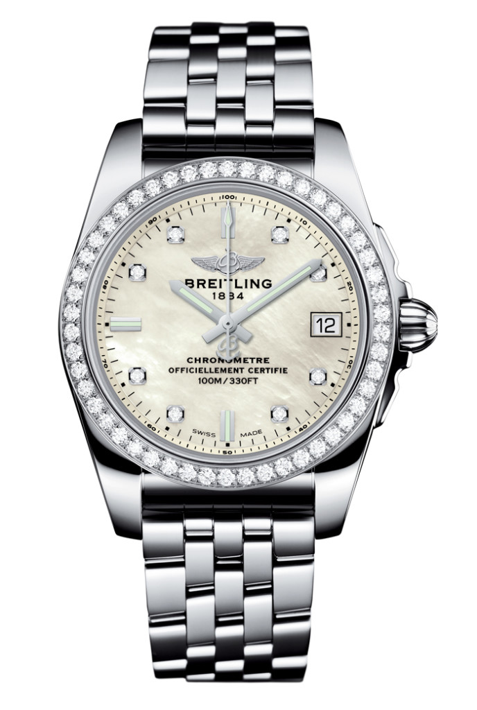 Breitling Galactic 36 SleekT with Diamond Bezel