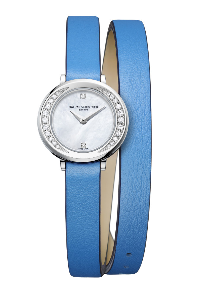 Baume et Mercier 10288 Petite Promesse bleu double tour