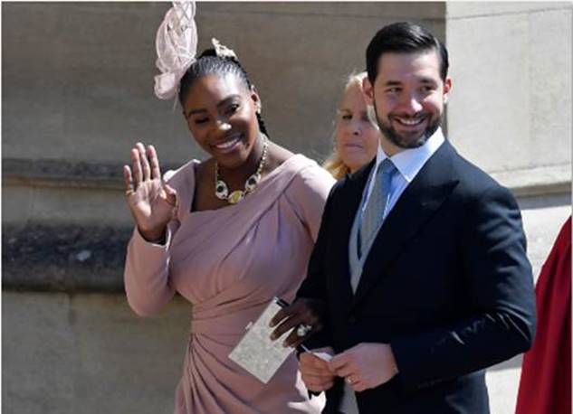 Serena Williams wore Bulgari to the Royal Wedding. (Photo courtesy of Bulgari) 